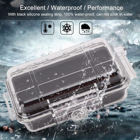 flexman Shockproof Container Box, Waterproof Airtight Transparent Storage Box with Shock Absorption Liner, Survivor Dry Case for Camping, Hunting, Hiking in Saudi Arabia