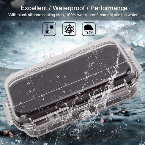flexman Shockproof Container Box, Waterproof Airtight Transparent Storage Box with Shock Absorption Liner, Survivor Dry Case for Camping, Hunting, Hiking in Saudi Arabia