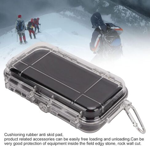 flexman Shockproof Container Box, Waterproof Airtight Transparent Storage Box with Shock Absorption Liner, Survivor Dry Case for Camping, Hunting, Hiking in Saudi Arabia