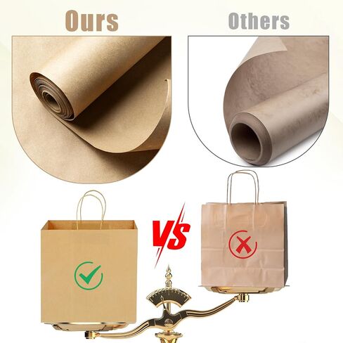 KALIONE Kraft Paper Bags, 25 Count 14" L x 10" W x 15.75" H Ultra Wide Large Paper Gift Bag with Handles, Large Brown Kraft Paper Bag for Takeouts, Shopping, Baby Shower, Food Packing, Gifts in Saudi Arabia