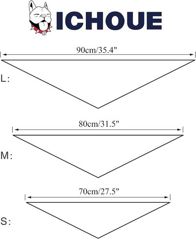 iChoue Original Print French Bulldog Bandanas Washable Bibs Adjustable Triangle Scarfs for Frenchie Pug English Boston Terrier Dogs, Green Grid, Small in Saudi Arabia