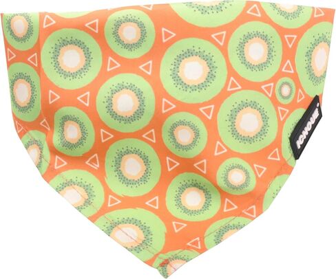 iChoue Original Print French Bulldog Bandanas Washable Bibs Adjustable Triangle Scarfs for Frenchie Pug English Boston Terrier Dogs, Green Grid, Small in Saudi Arabia