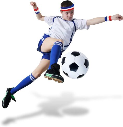 BEMEMO 15 PCS 4th July Sweatband Set Sportband Standband Stands Terry Cloth for American American in Kuwait