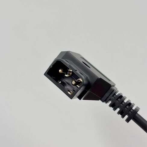 D-Tap to DC 5.5 2.1mm 12V Power Cable Compatible with Canon C70, Atomos Shogun Ninja, SmallHD Indie 7, Blackmagic Video Assist, KiPRO, Right Angle V Mount Gold Mount Battery Power Adapter, 40" in Kuwait