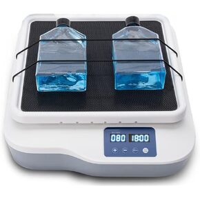 Digital Orbital Shaker 40-200RPM, Lab Rotator with Timer (1min-19h59min) & Continuous Mode, 268x268mm Platform, LCD Display for Liquid Mixing & Swinging in Saudi Arabia