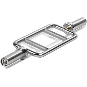 Titan Fitness 34" Olympic Triceps Bar, 200 LB Capacity, Chrome Finish, Hammer Curl Weight Barbell, Home Gym Weightlifting Exercise for Squats, Deadlifts, Shrugs in Saudi Arabia