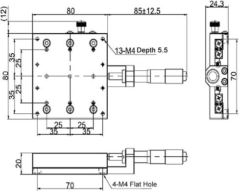 SEMX80-AC المراحل الخطية 80 * 80 مم ، جدول الشريحة اليدوية تقليم المرحلة الخطية ، X ميكرومتر الرأس التفاضلي ، خطي ، نوع الأسطوانة المتقاطعة ، السكتة الدماغية: ± 12.5 مم ، مقاومة الحمل: in Kuwait