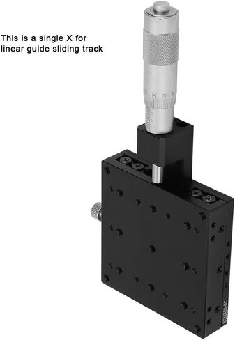 SEMX80-AC المراحل الخطية 80 * 80 مم ، جدول الشريحة اليدوية تقليم المرحلة الخطية ، X ميكرومتر الرأس التفاضلي ، خطي ، نوع الأسطوانة المتقاطعة ، السكتة الدماغية: ± 12.5 مم ، مقاومة الحمل: in Kuwait