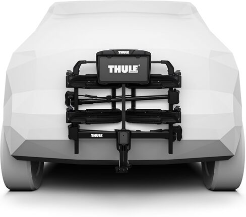 Thule Outpace 2 Bike Hitch Rack - Compact & Lightweight Platform Bike Rack - Foldable Design - Fits Most Bike Styles - 110lb Capacity 55lbs per Bike - 2" & 1.25" Hitch Compatibility in Saudi Arabia