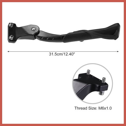 ACROPIX Fit 20-22 Inch Bicycles Adjustable Bicycle Stand with Central 2 Holes Non-Slip Side Stand Kickstand Bicycle for Mountain Bike E-Bike Trekking Car Parts in Saudi Arabia