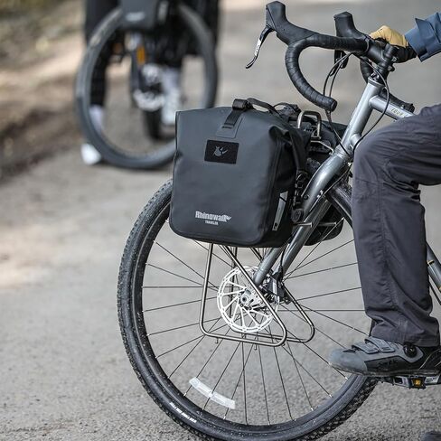 حقيبة دراجة Rhinowalk Bike Pannier 12L Bickle Bage Bag Bag Pannier Backpack Bass Counter Bag BANNIER BAG Professional Cycling Accessories (1 PCS) in Saudi Arabia
