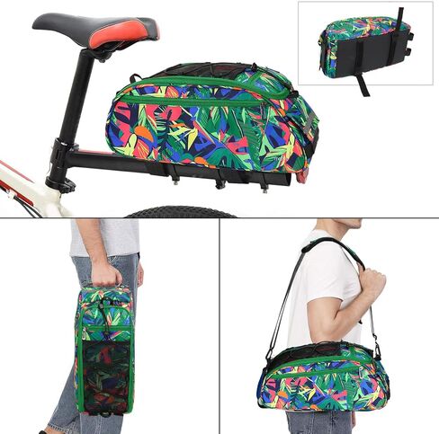 حقيبة رف دراجة Mosiso ، جذع الدراجة المقاومة للماء PANNYER PACKER POUCH CANCLING BIKER BACKSETARD ALGAGE LAGGAGE COTTER COTTER in Saudi Arabia