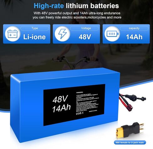 48v 10ah lithium-ion بطارية ebike مع شاحن بطارية ، متوافق مع المحركات ، للدراجات الكهربائية ، الدراجات البخارية ، دراجة ثلاثية ، دراجات الأوساخ الكهربائية 200-750WH in Kuwait