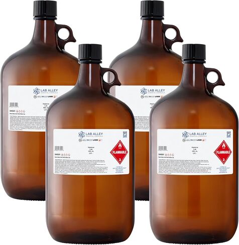 Lab Alley Heptane Lab Grade - مجموع جالون (حزمة من 4 × 1 زجاجات كوارت) in Kuwait