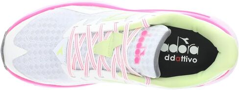 Diadora Womens Equipe Nucleo Runeakers Shoes - Green ، Silver ، White - Size 8 M in Kuwait