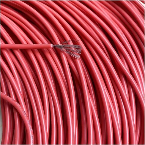 UL (PVC) Wire and Cable Tinned Copper Silicone Wire Cabl 24AWG Wire Insulated Wire 24AWM Stranded Heat-Resistant High Voltage High Temperature Line(Blue) in Saudi Arabia