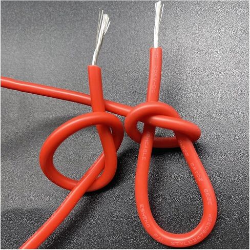 UL (PVC) Wire and Cable Tinned Copper Silicone Wire Cabl 24AWG Wire Insulated Wire 24AWM Stranded Heat-Resistant High Voltage High Temperature Line(Blue) in Saudi Arabia