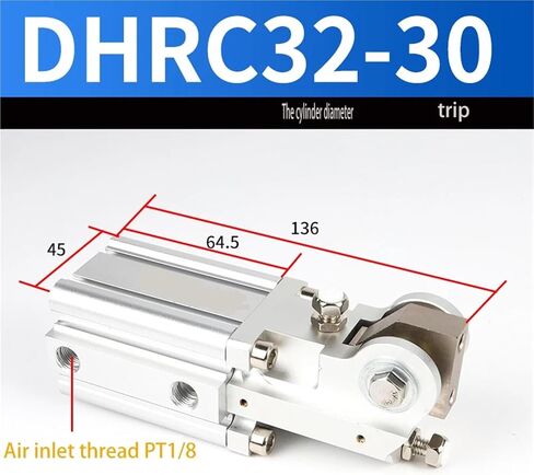 1pcs Pneumatic Side Pose Hinge Turning Cylinder Manipulator Accessories DHRC32-30/DHRC32-30ZB/DHRC32-30LB/FCZ20-20ZB/Z32-40L/Z40-45L(FCZ40-45L) in Saudi Arabia
