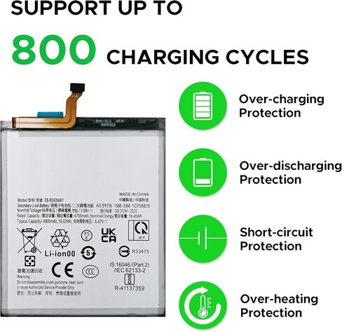 الانصهار الأخضر لـ Galaxy S24 Ultra Battery Replace ، EB-BS928ABY New 0 Cycle Battery متوافق مع Samsung S24 Ultra SM-S928U/B/U1 ، يشمل التعليمات ومجموعة الأدوات in Kuwait