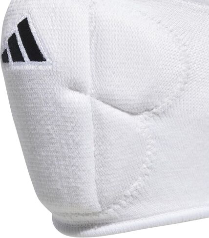 adidas Unisex-Adult 5-Inch Volleyball Kneepads, White/Black, Large in Kuwait