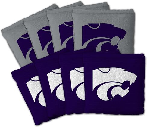 YouTheFan Officially-Licensed NCAA Set of 8 Cornhole Bags - All Weather Dual Sided Slide & Stop - Regulation Size with Carry case in Saudi Arabia