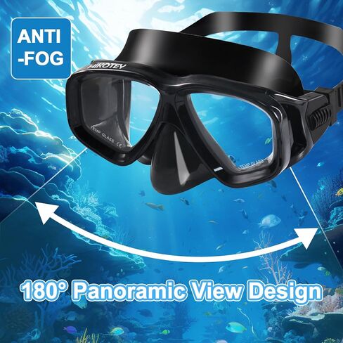 Snorkeling Set for Adults, Full Dry Snorkeling Mask Set for Adults, Anti-Fog Protection, Unisex,HD Panoramic View in Saudi Arabia