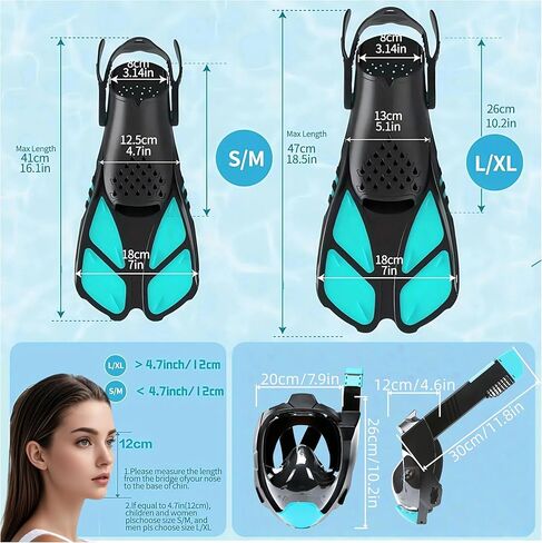 كرويفين معدات الغطس للبالغين ، قناع الغط in Kuwait