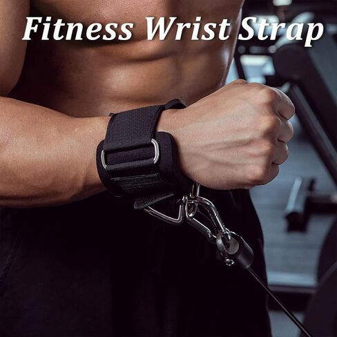 2Pack معصم الأصفاد لآلة الكابلات ، حشوة النيوبرين القابلة للتعديل ، مقاس واحد مناسب in Kuwait