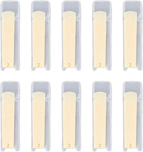 Tenor Saxophone Reeds Sound Sound استجابة ممتازة لجميع السجلات المناسبة للموسيقى الكلاسيكية والجاز [10pcs] (القوة 2.0) in Kuwait