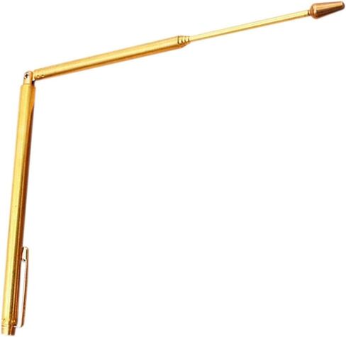 Professional Copper Dowsing Rods Metal Detecting Kit with Pendulum for Water Source Finder Treasure Hunting Tool Copper 22 Inch Length Adjustable L-Shape Design(4PCS) in Kuwait