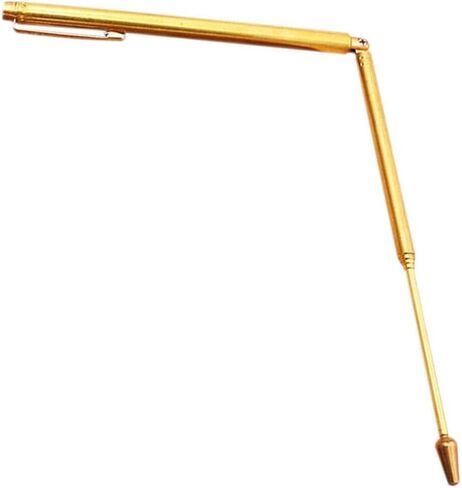 Professional Copper Dowsing Rods Metal Detecting Kit with Pendulum for Water Source Finder Treasure Hunting Tool Copper 22 Inch Length Adjustable L-Shape Design(4PCS) in Kuwait