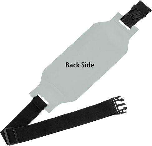 حزام الجري ، حزمة ضئيلة الخصر فاني فاني رنر تمرين حزام حزام الورك حقيبة الورك للنساء الرجال iPhone Samsung (Black Gray) in Kuwait