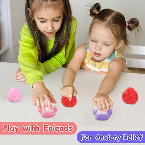 Taba Fidget Squeeze Toys 4pcs - ألعاب تخفيف الإجهاد فائقة الظهر للأطفال البالغين ، ألعاب Kawaii Cookies الحسية مع تصميم لطيف ، حفلات الإغاثة القلق تفضل الهدايا للفتيات والفتيان in Kuwait