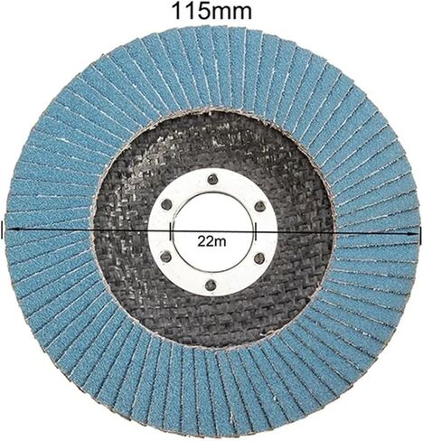 5pcs Flap Disc 115/125mm Sanding Disc Abrasive pad 40/60/80/120 Grit Grinding Wheels for Angle Grinder Metal Polishing(5pcs P120 Flap Disc,5Inch 125MM) in Saudi Arabia