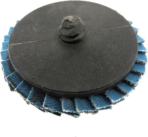 أقراص رفرف 10pcs 2 بوصة 50 مم أقراص رمل زرقاء 40 60 80 120 عجلات طحن الحصن مع وسادة ساق 1/4 بوصة (120) in Saudi Arabia