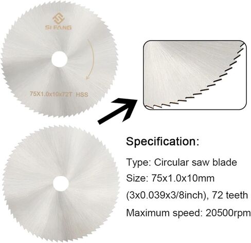 12V Angle Grinder Accessories Grinding Wheel Metal Cutting Disc HSS Carbide Cutting Polishing Sheet Kit(3pcs 2inch) in Saudi Arabia
