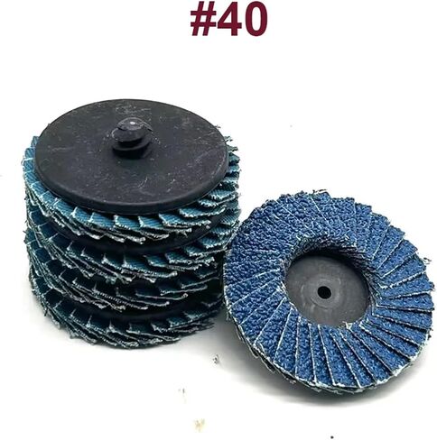 5pcs 2 بوصة قفل قفل تغيير سريع أقراص رفرف للموت ماندرج زركونيا شقة 40/60/80/120 عجلات الطحن الحبيبة (60 حصى 5pcs) in Saudi Arabia