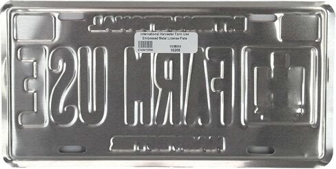 International Harvester Farm Use Embossed Metal Decorative Plate 16208 in Saudi Arabia