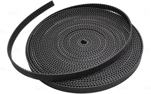 S5M PU Open Belt Three Colors Width: 10/15/20/25/30/40mm Timing Polyurethane Transmission Belt for 3DPrinters Etc(5meter,White_25MM) in Saudi Arabia