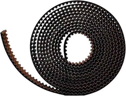 2GT Open Timing GT2 Belt Width 5/6/9/10/15mm Dust Resistant Dustproof Synchronous Anti-wear Reinforce Open Belt(5M,6mm) in Saudi Arabia