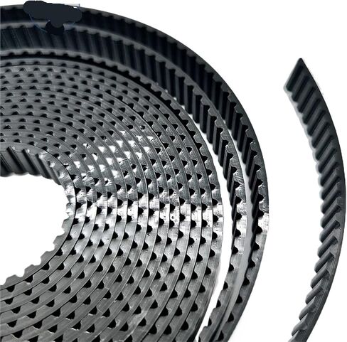 1pcs AT5 PU with Steel Core Synchronous Belt Anti-wear Reinforce Width10/12/15/16/20/25/30/40mm Black Timing Belt(30M,40mm) in Kuwait