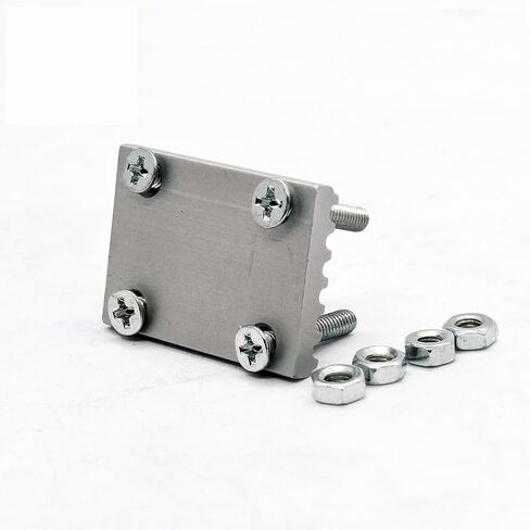 8M HTD 1pc Toothed Plate 8M-HTD Belt Width 15/20/25/30/40/50mm Aluminum Alloy Connecting Plate Buckle Plate(25mm) in Saudi Arabia