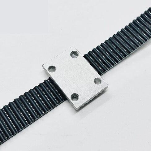 8M HTD 1pc Toothed Plate 8M-HTD Belt Width 15/20/25/30/40/50mm Aluminum Alloy Connecting Plate Buckle Plate(25mm) in Saudi Arabia