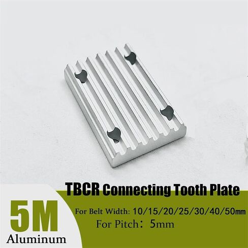 5M HTD حزام مفتوح TBCR 1PC لوحة مسننة 5M-HTD عرض حزام 10/15/20/25/30/40/50 مم صفيحة ألواح الألومنيوم (25 ملم) in Saudi Arabia
