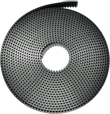 HTD8M PU with Steel Core Synchronous Anti-wear Reinforce Open Belt Width 15/20/25/30/40/50/60mm 8M HTD Timing Belt(2m,White PU_15MM) in Saudi Arabia