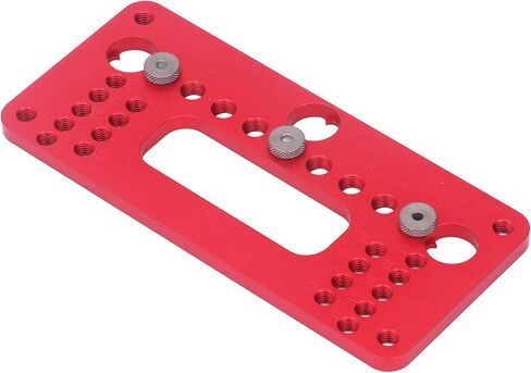 DIY Woodworking Punch Hole Locator Set for Cabinet Door Handle Installation - Aluminum Alloy Hole Pitch Jig - Precision Drilling Aid for Wardrobe Cabinet in Saudi Arabia
