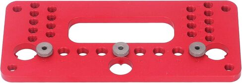 DIY Woodworking Punch Hole Locator Set for Cabinet Door Handle Installation - Aluminum Alloy Hole Pitch Jig - Precision Drilling Aid for Wardrobe Cabinet in Saudi Arabia
