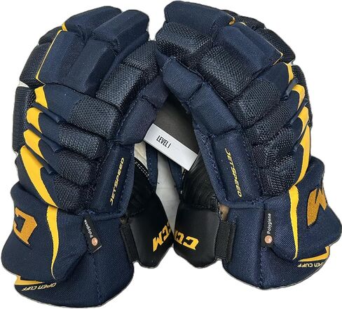 C C M ​​HG FT4 Hockey Gloves-Navy/Gold-Size 14 in Saudi Arabia