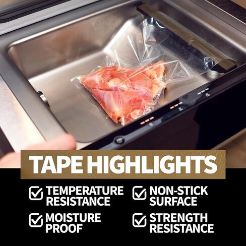 Teflon Tape, High Temperature PTFE Tape for Vacuum Sealer Machine,1 Inch x 33 Feet x 0.18mm in Saudi Arabia