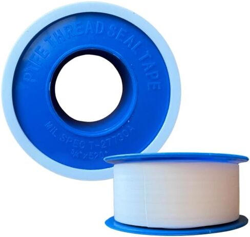 Teflon Tape 3/4 بوصة × 520 "-شريط ختم الخيط PTFE للسباكين ، تجهيزات الأنابيب ، خطوط الهواء والماء-مقاومة للتسرب ، غير لاصقة ، سهلة التطبيق (1) in Saudi Arabia